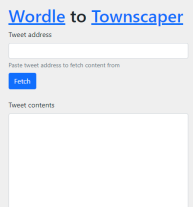 Wordle To Townscaper
